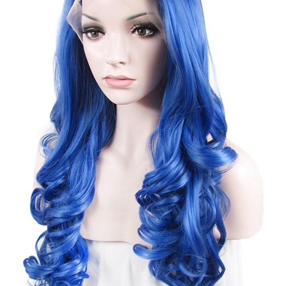 💙Jackline 26” DEEP BLUE Lace Front Wig *NWT*💙 - Picture 5 of 6